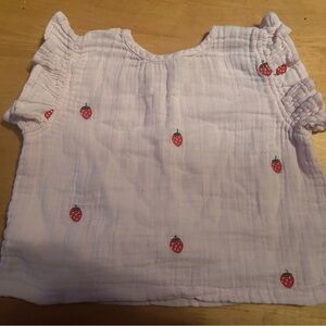 Pink Chicken Strawberry Delight Kids Blouse
